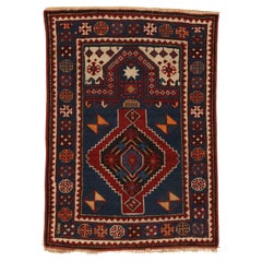 Miniature Kazak prayer rug