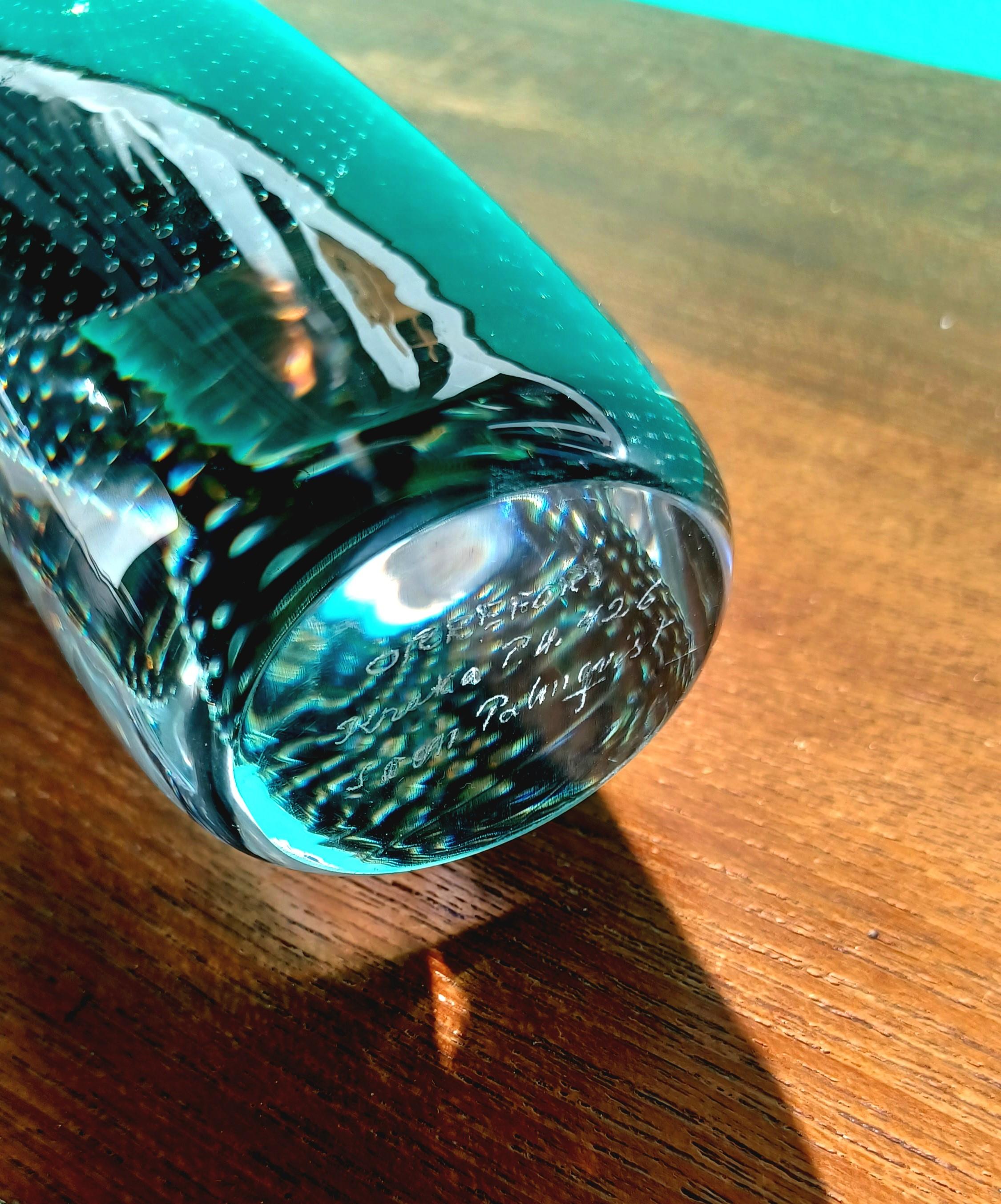 Vase Miniature Kraka de Sven Palmqvist pour Orrefors Suède en vente 3