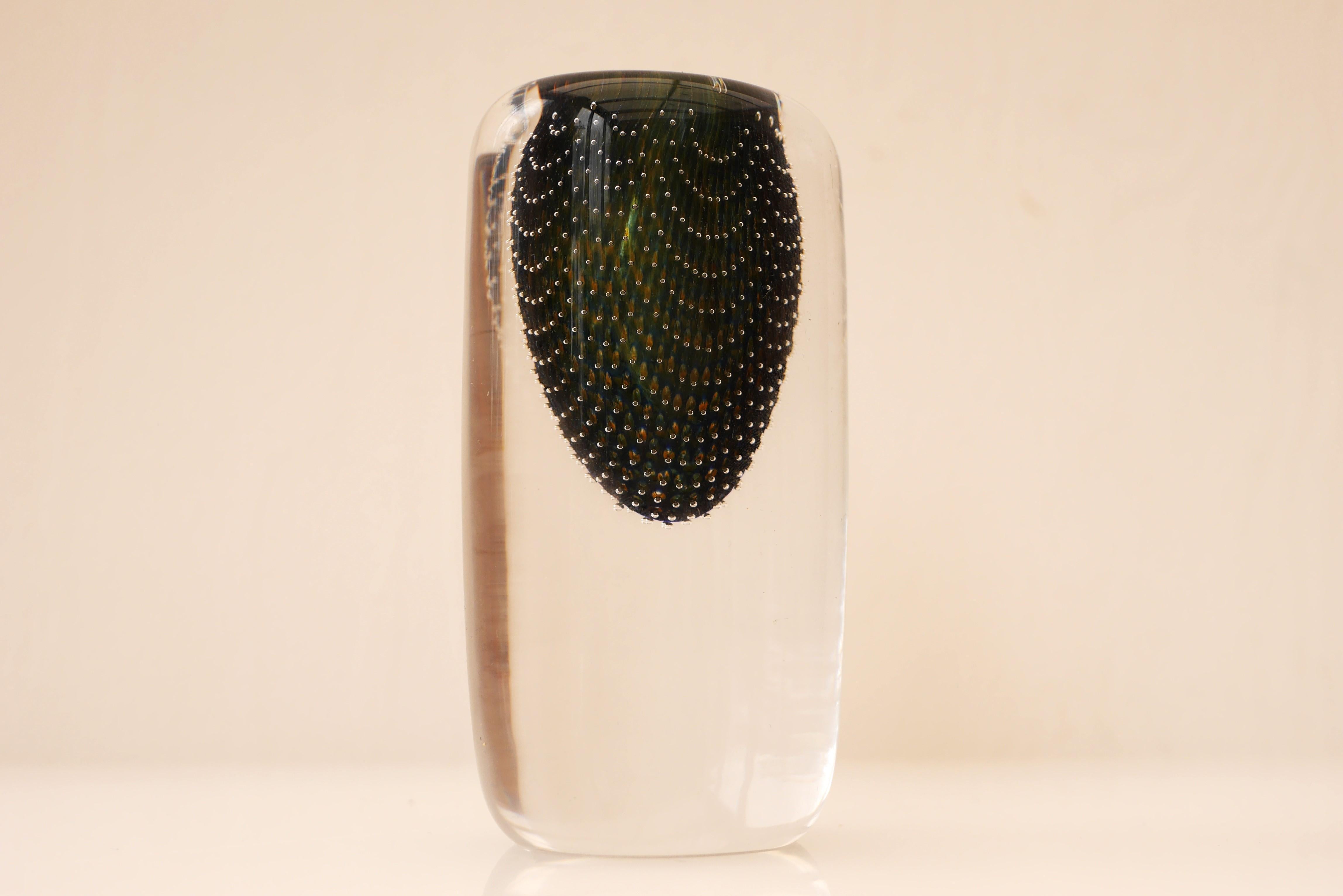 Vase Miniature Kraka de Sven Palmqvist pour Orrefors Suède Bon état - En vente à Skarpnäck, SE