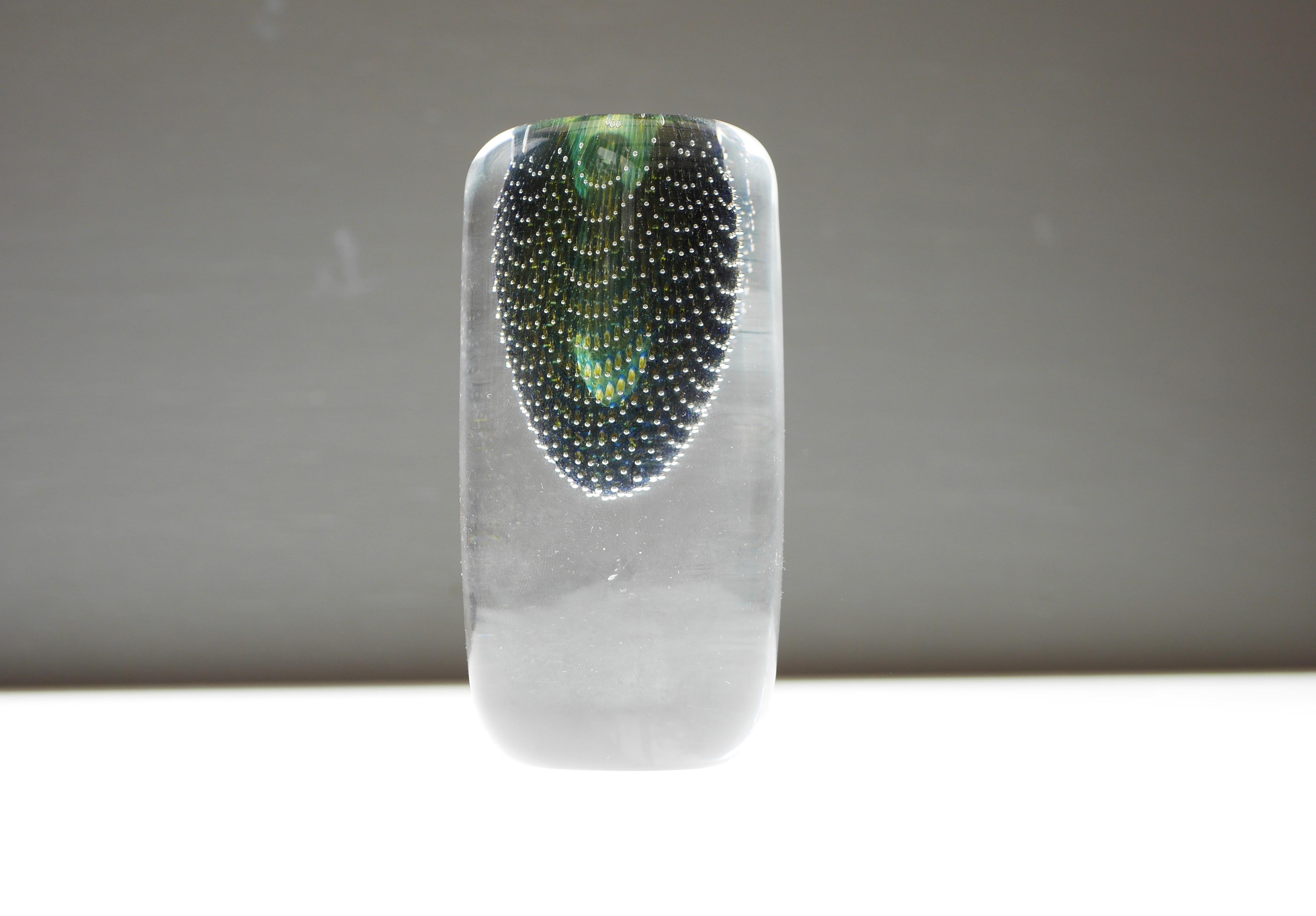 Milieu du XXe siècle Vase Miniature Kraka de Sven Palmqvist pour Orrefors Suède en vente