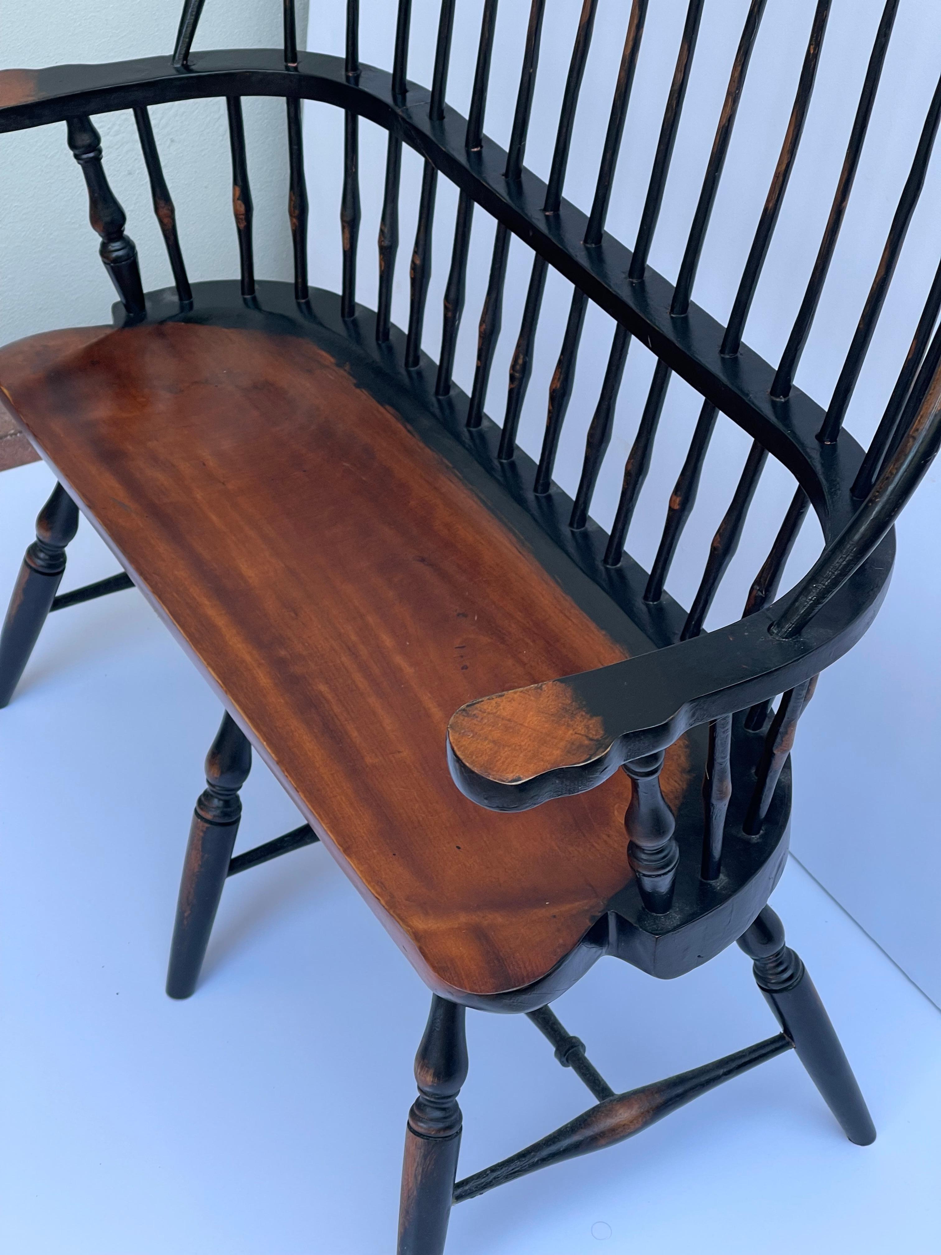 Miniature Kids  or Dolls Sofa Bench In Good Condition For Sale In Boca Raton, FL