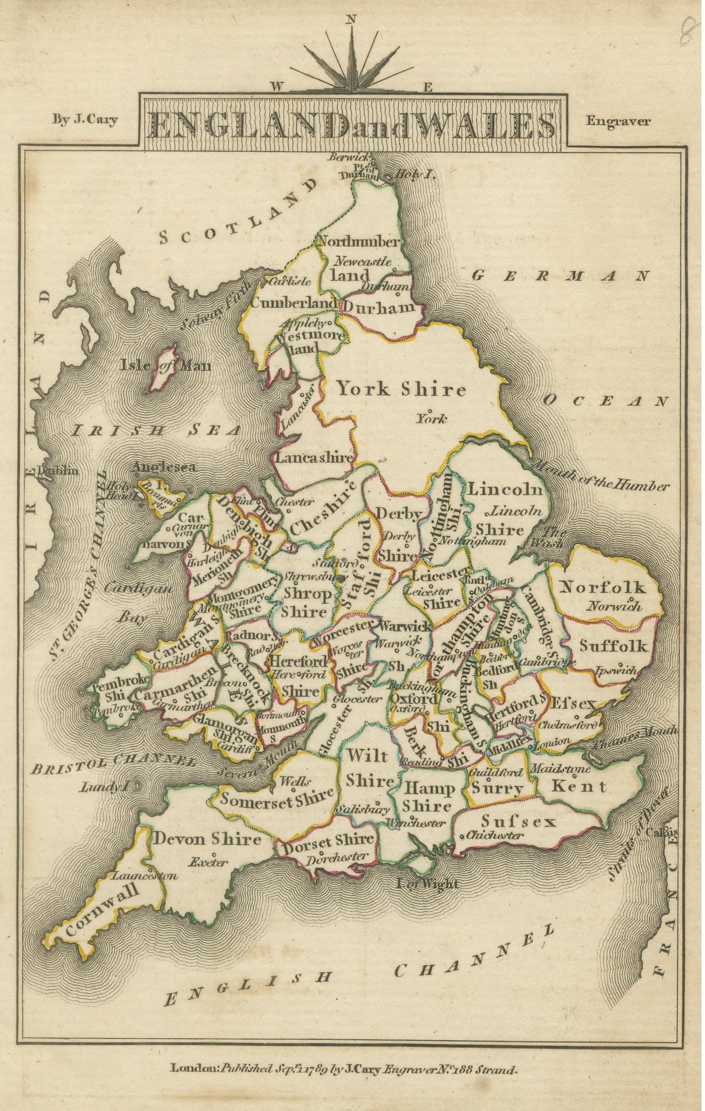 england in 1500 map