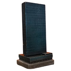 Miniature Modernist Pewter Replica of the 1952 Lever House Building in New York