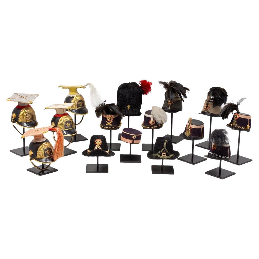 Miniature Napoleonic Military Hats Charles Sandré For Sale