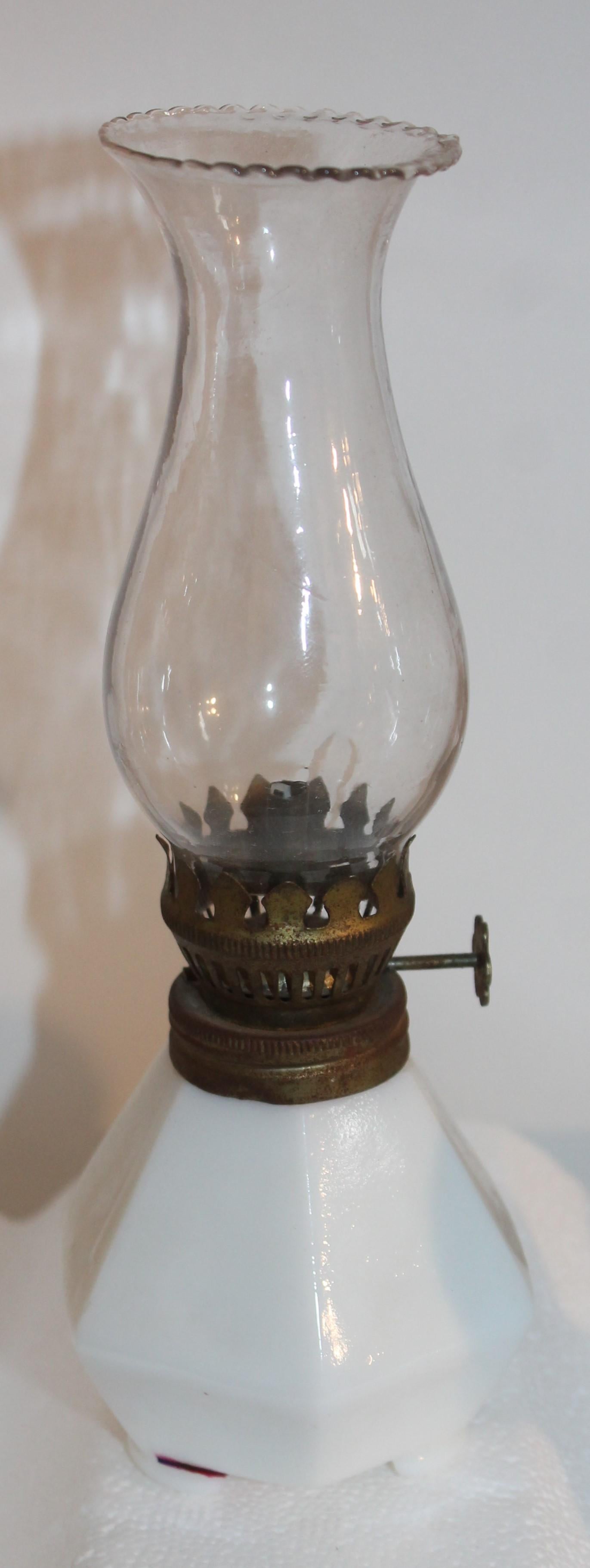 Miniature Oil Lamps Collection, 6 In Good Condition In Los Angeles, CA