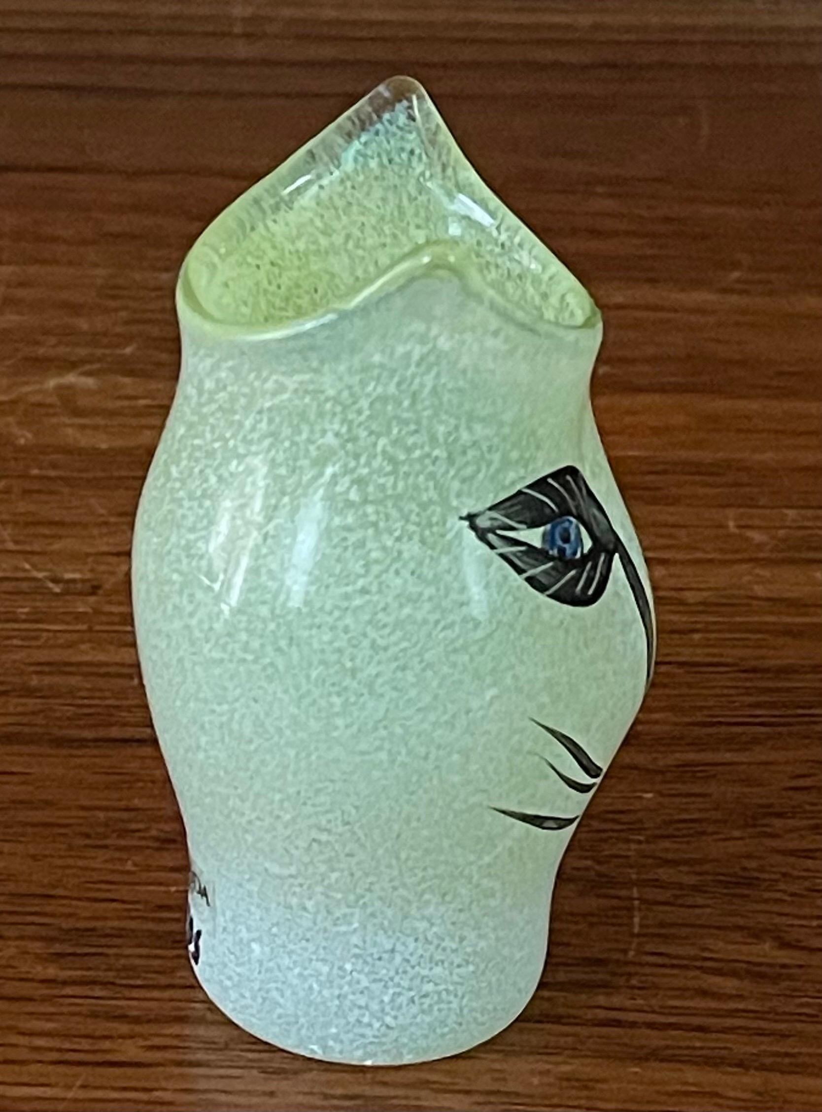 Vaso in vetro artistico in miniatura 