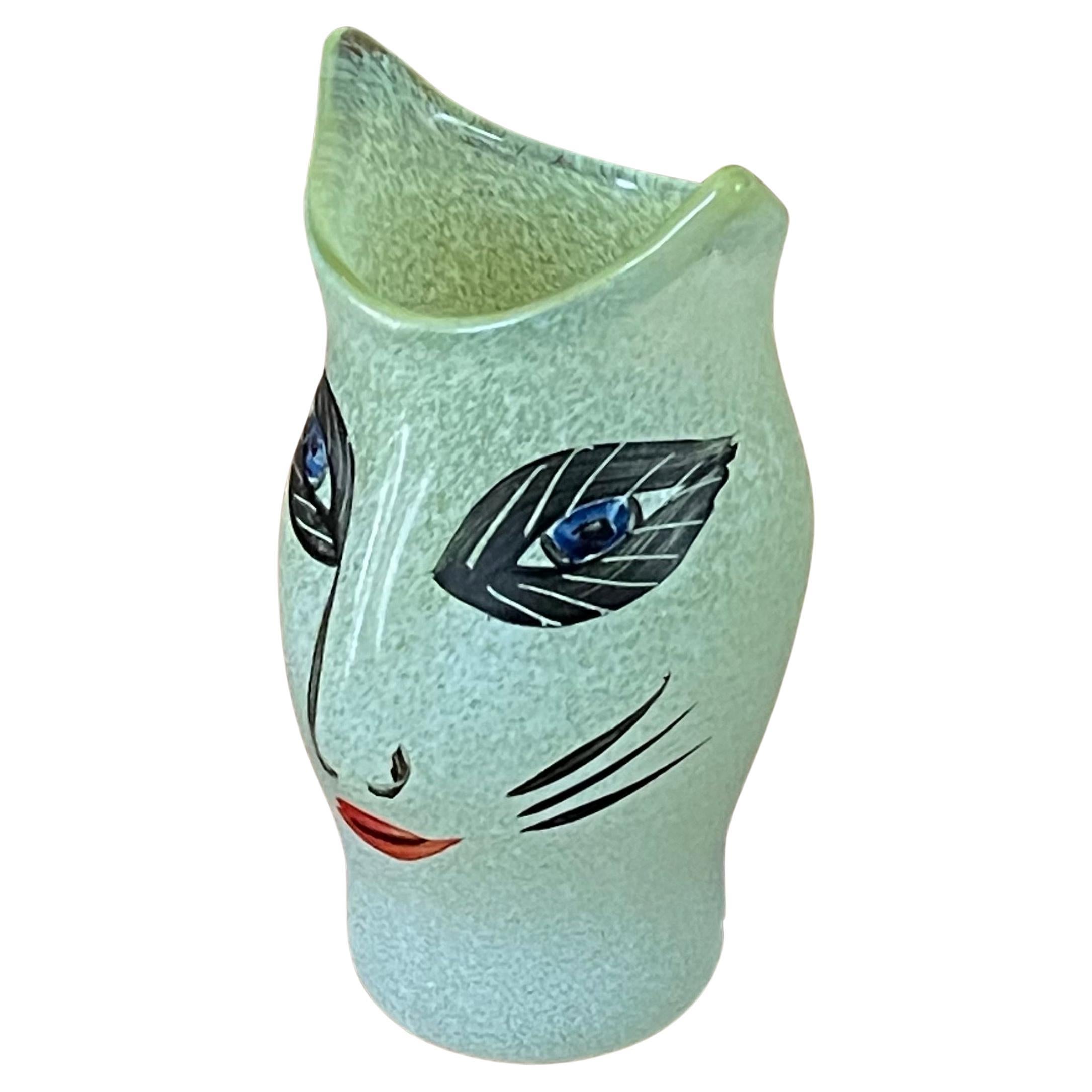 kosta boda face vase