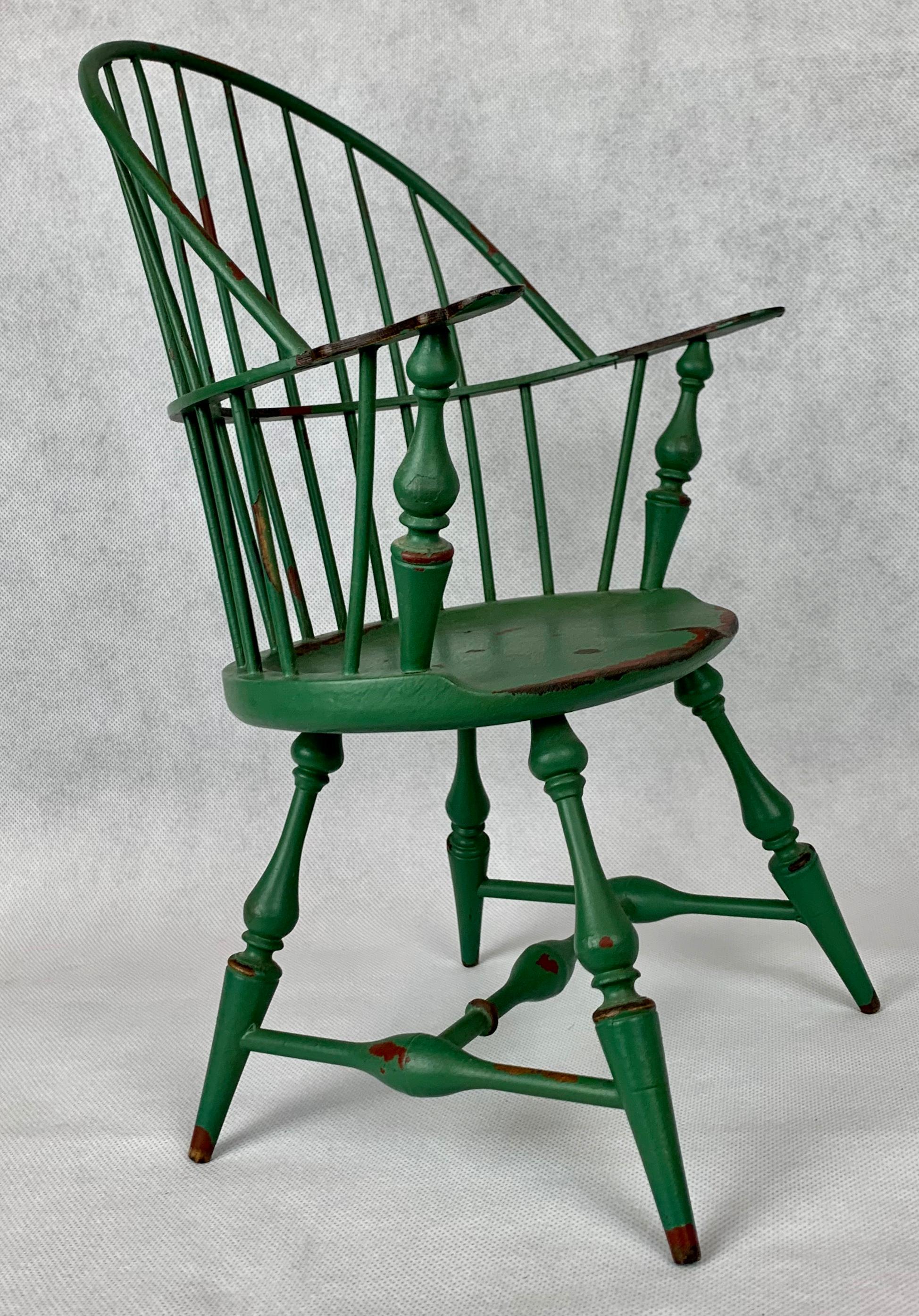 green windsor chairs