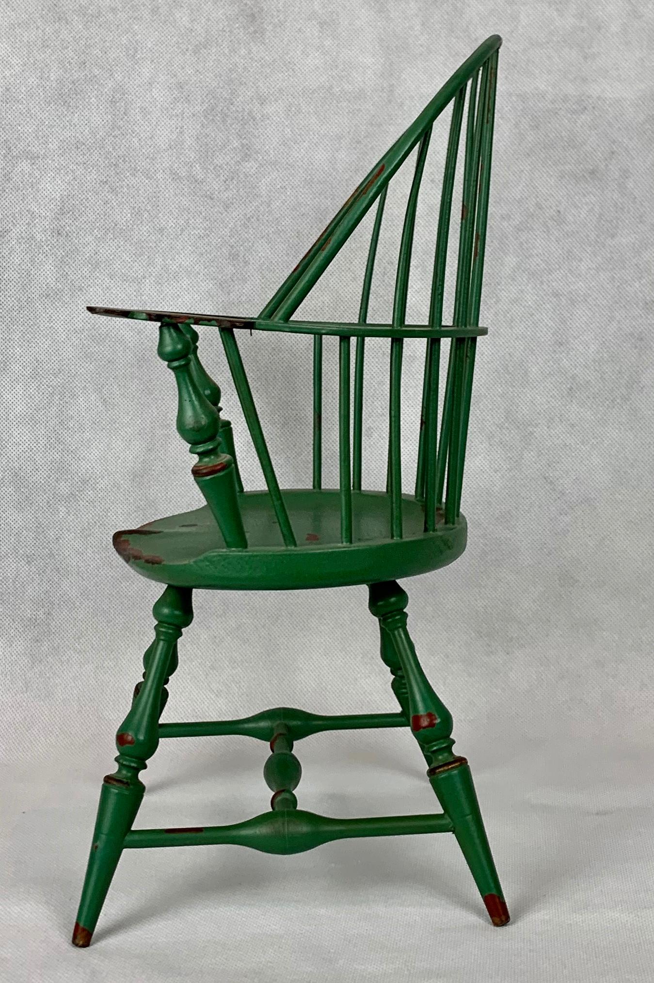 green windsor chair