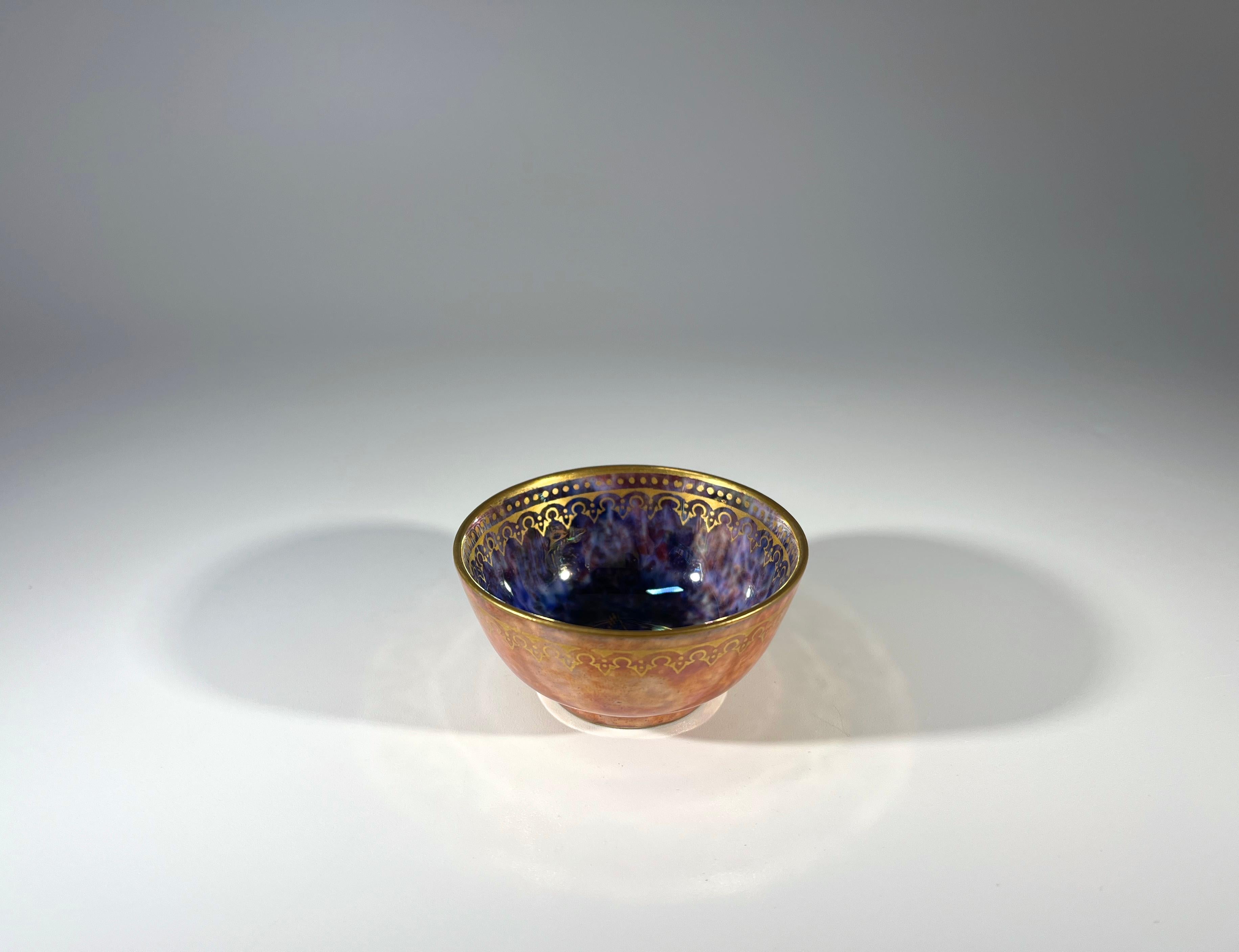 Glazed Miniature Ordinary Strange Creature Lustre Bowl By Daisy Makeig-Jones Wedgwood  For Sale