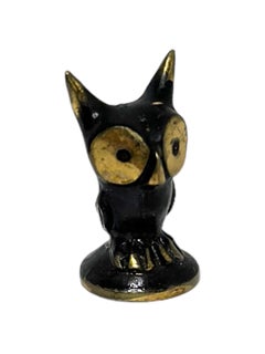Miniature Owl Figurine by Walter Bosse, circa 1950s