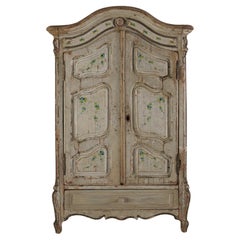 Armoire francese dipinto in miniatura, XIX sec.