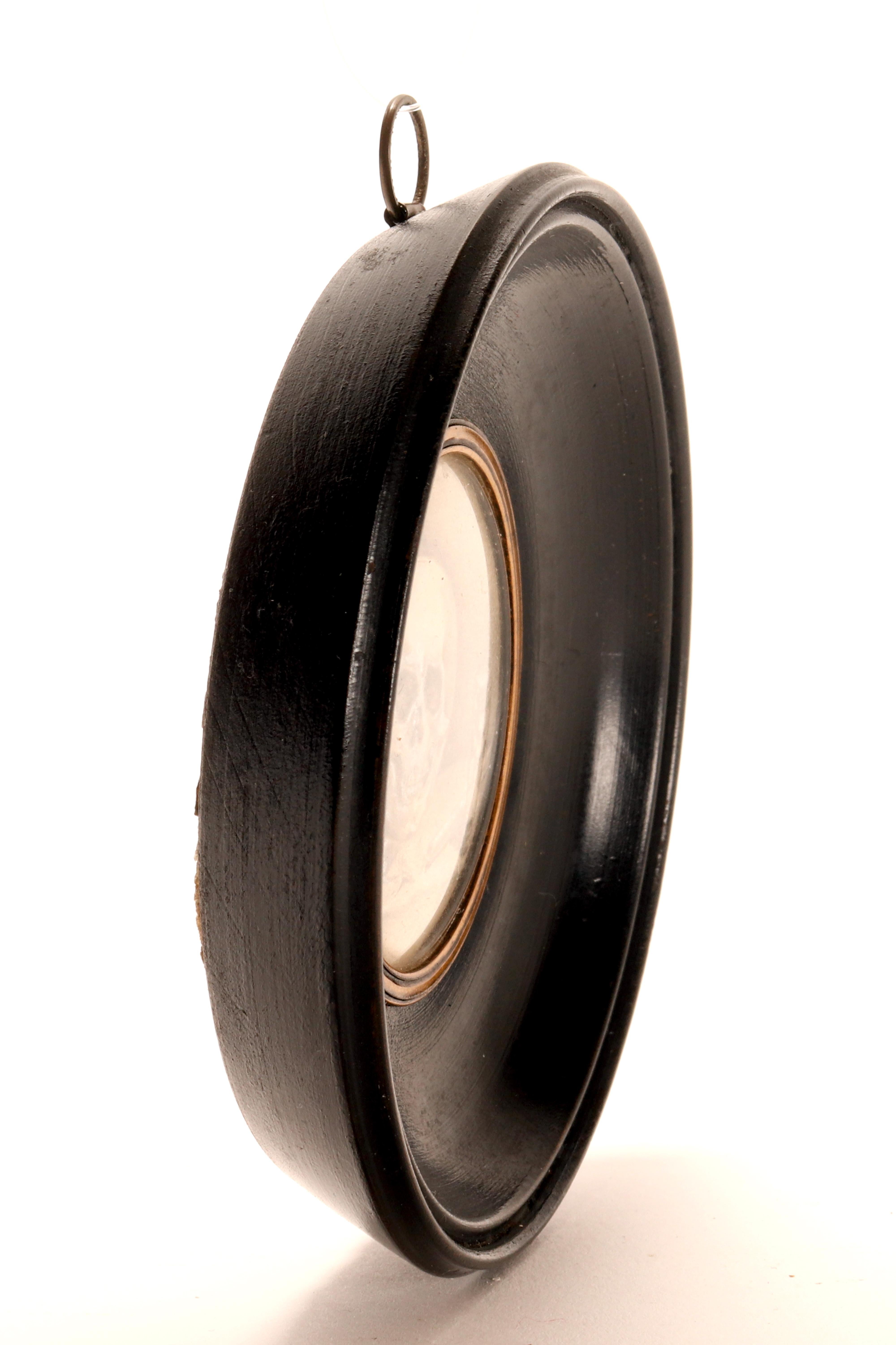 Mit Bleistift auf Papier gemalte Miniatur, die eine Vanitas darstellt, Deutschland um 1850. im Angebot 1