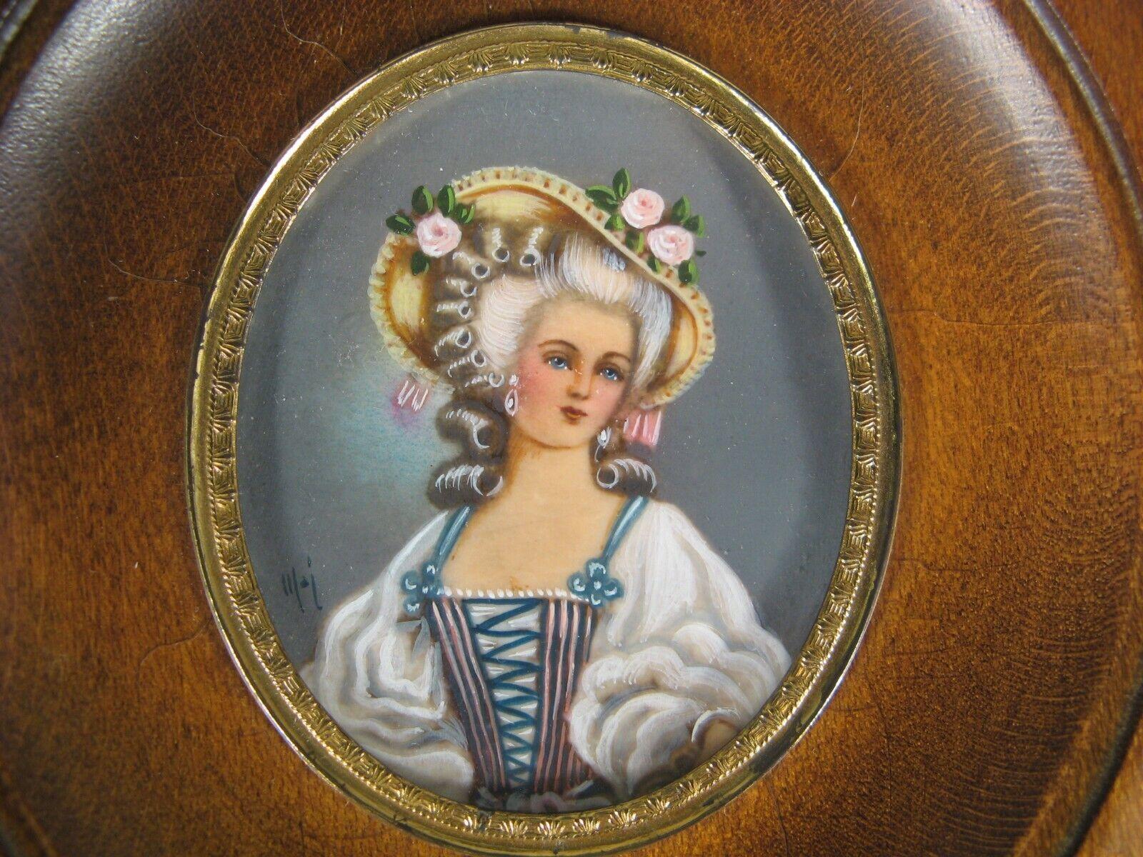 Miniatura di Madame Dugazon dopo Jean-Marc Nattier - 1Y128 In condizioni buone a Bordeaux, FR