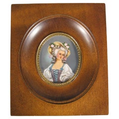 Miniatur-Gemälde von Madame Dugazon nach Jean-Marc Nattier - 1Y128