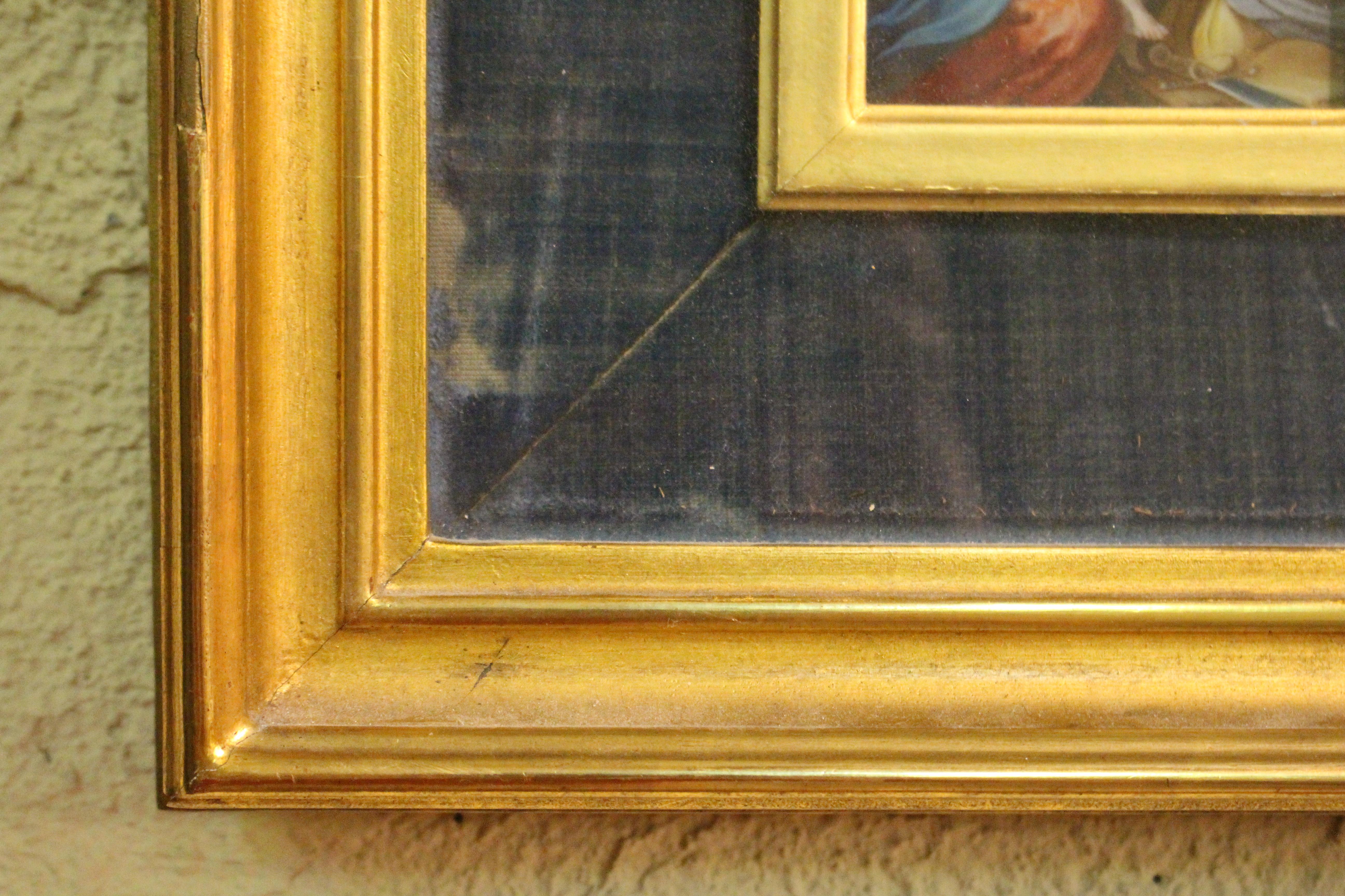 Velvet Miniature Painting 