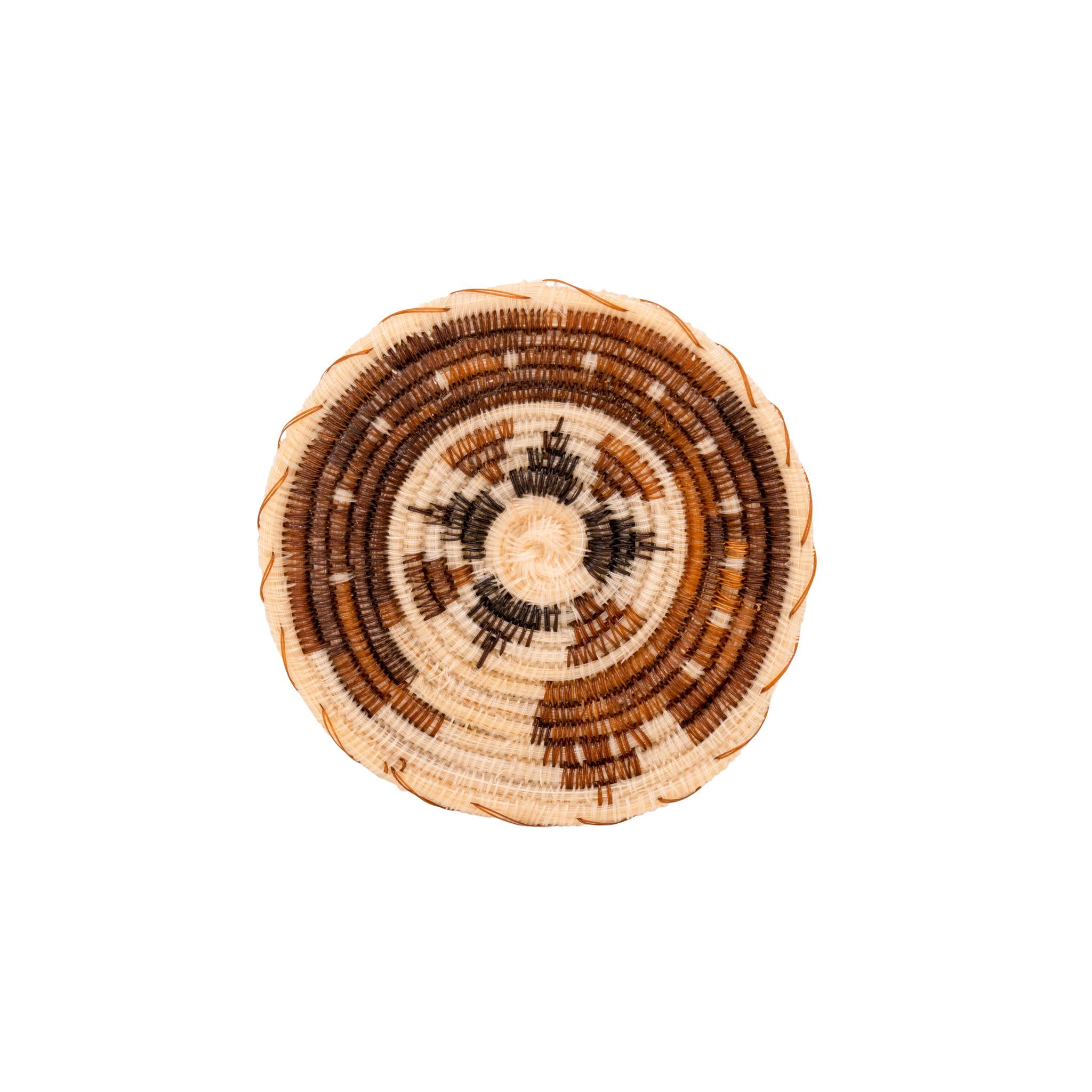 Native American Miniature Papago Horsehair Plaques For Sale