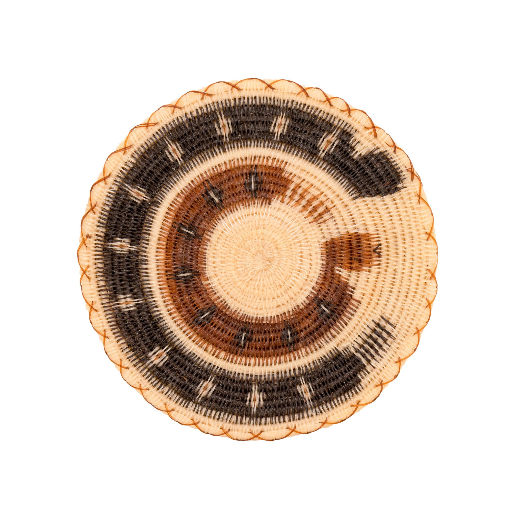 Hand-Woven Miniature Papago Horsehair Plaques For Sale
