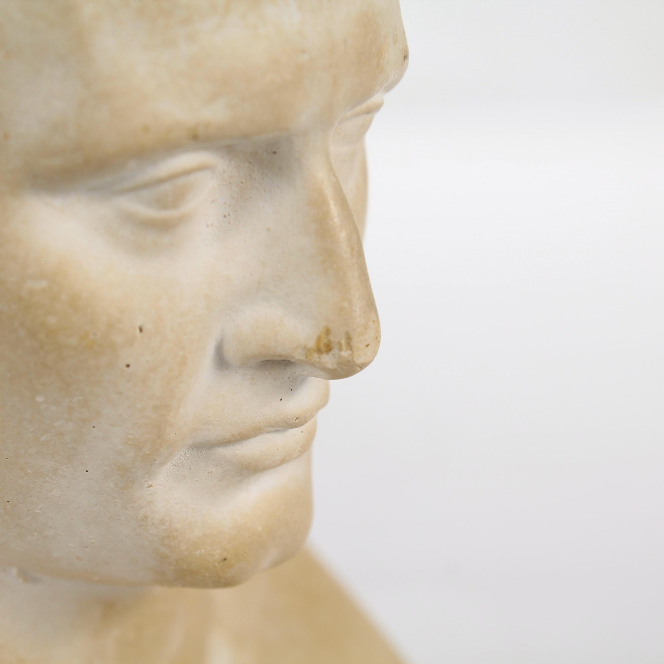 Miniature Plaster Bust of Napoleon as Caesar after Canova 5