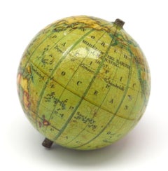 Miniature pocket globe in colourful card box