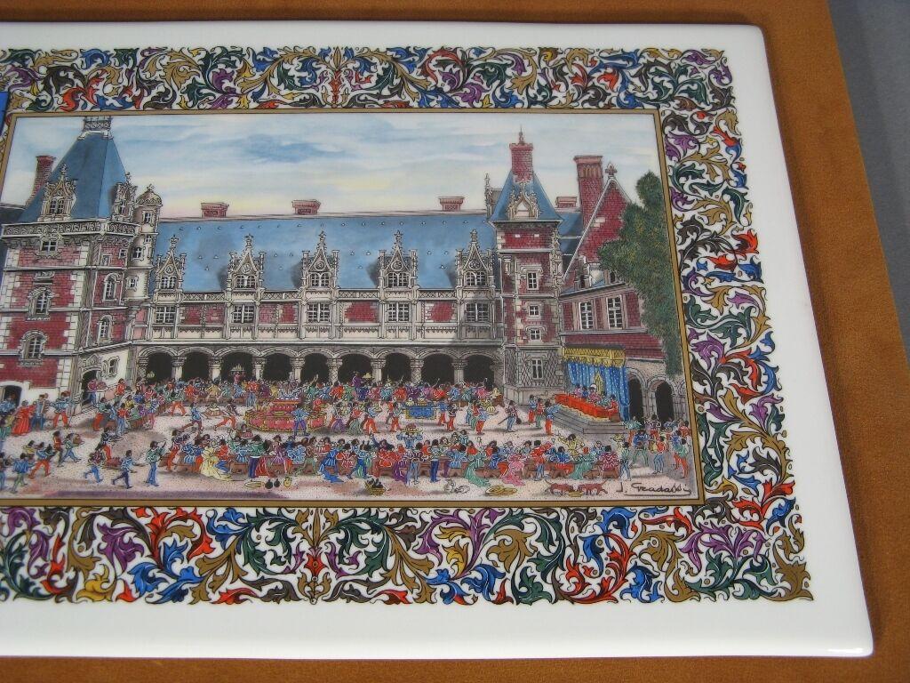 Placa de porcelana en miniatura 