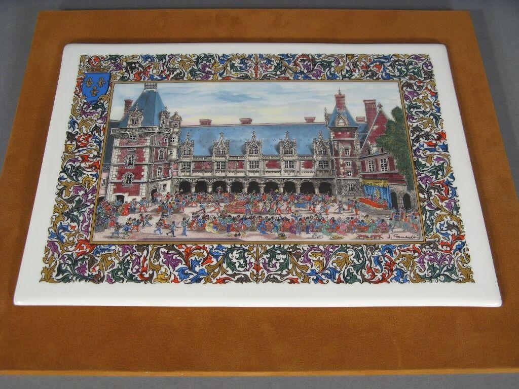 Placa de porcelana en miniatura 