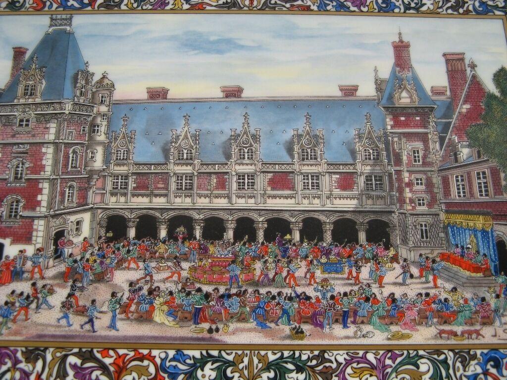 Placa de porcelana en miniatura 