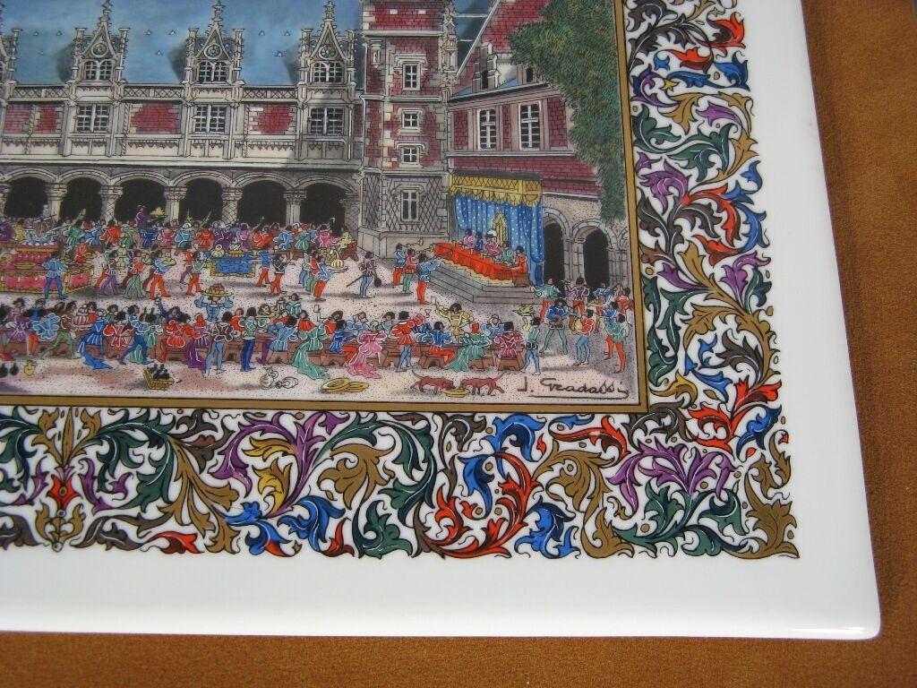 Placa de porcelana en miniatura 