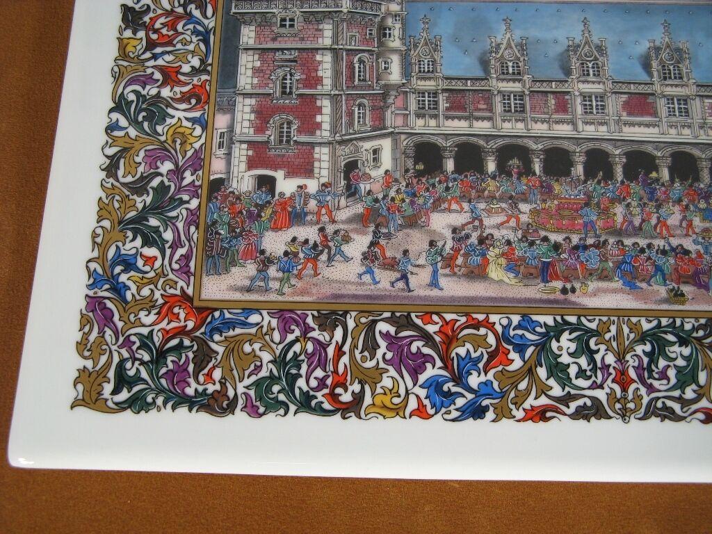 Placa de porcelana en miniatura 
