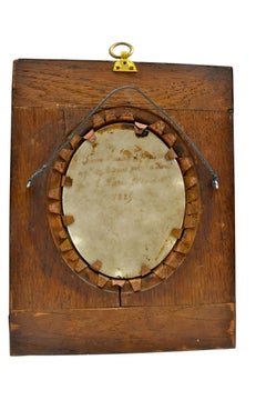 Miniature Portrait of a French Gentleman Dated 1825