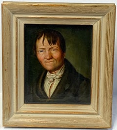 Miniature Portrait of a Sleepy Eyed Man, Circle Christian Wilhelm Ernst Dietrich