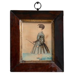 Retrato en miniatura de un niño, Inglaterra, hacia 1830