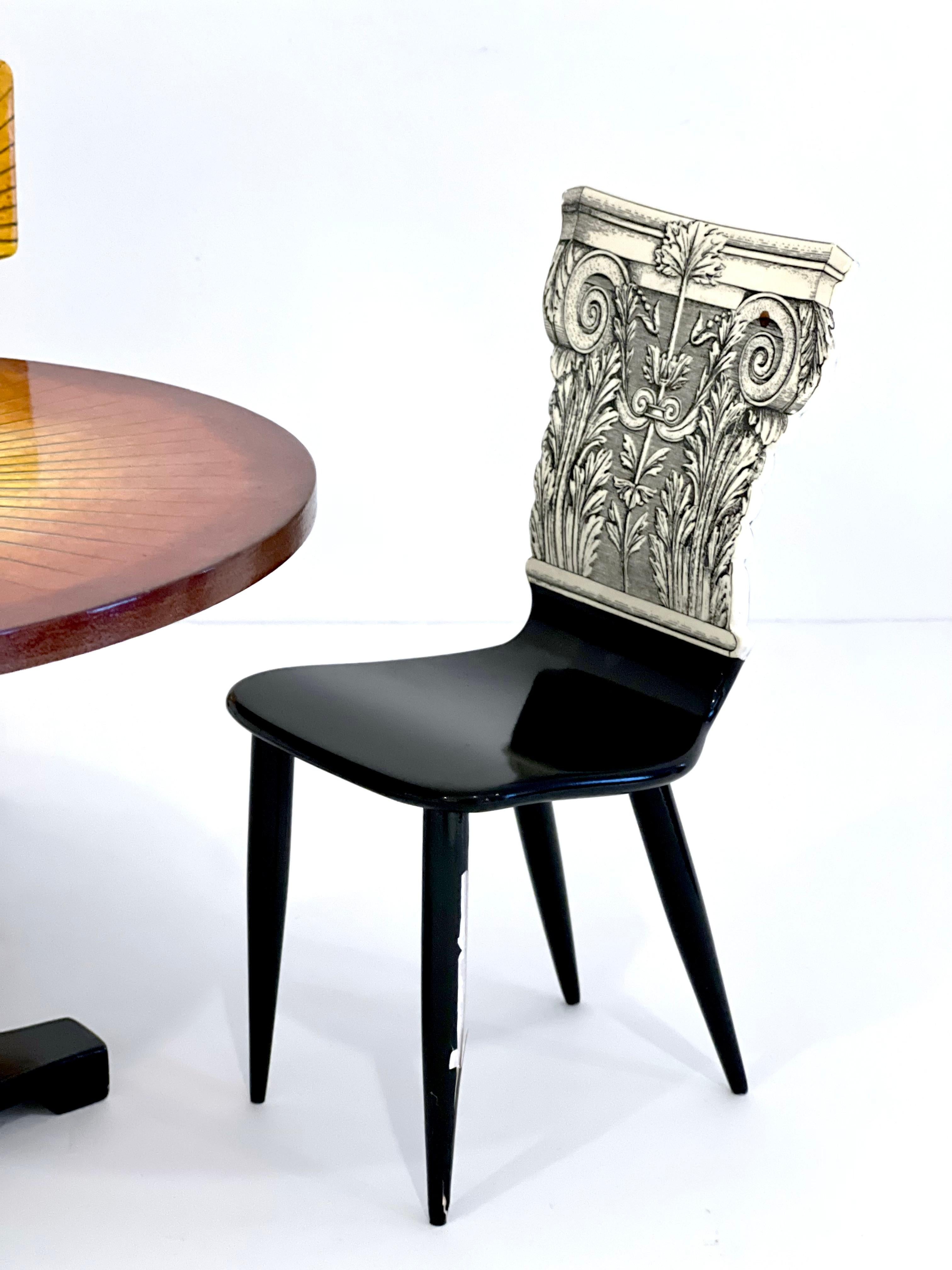 Mid-Century Modern Prototype miniature de table et chaises 