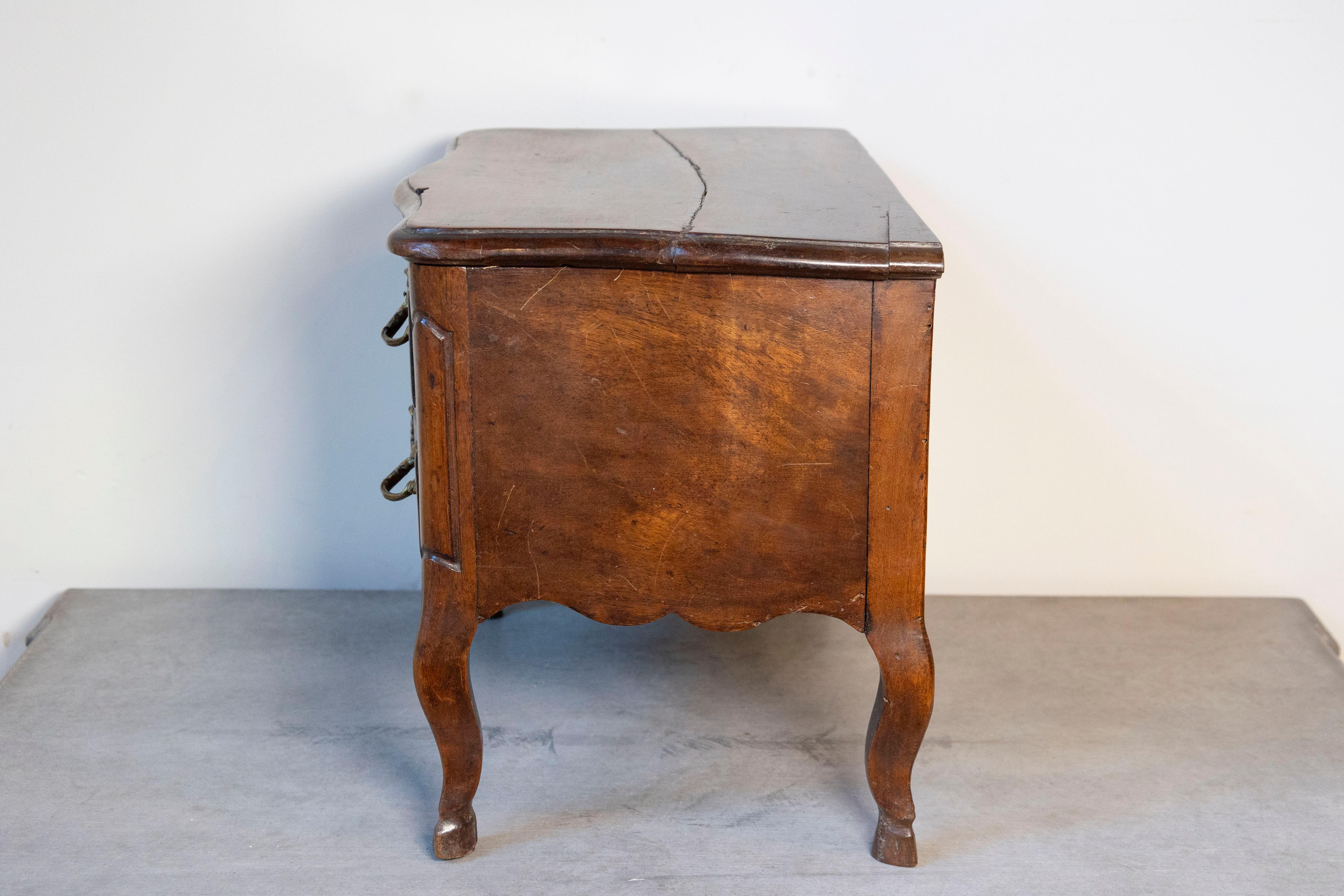 Miniature Provençale Louis XV Period 1725 Apprentice Commode with Lift Top For Sale 1