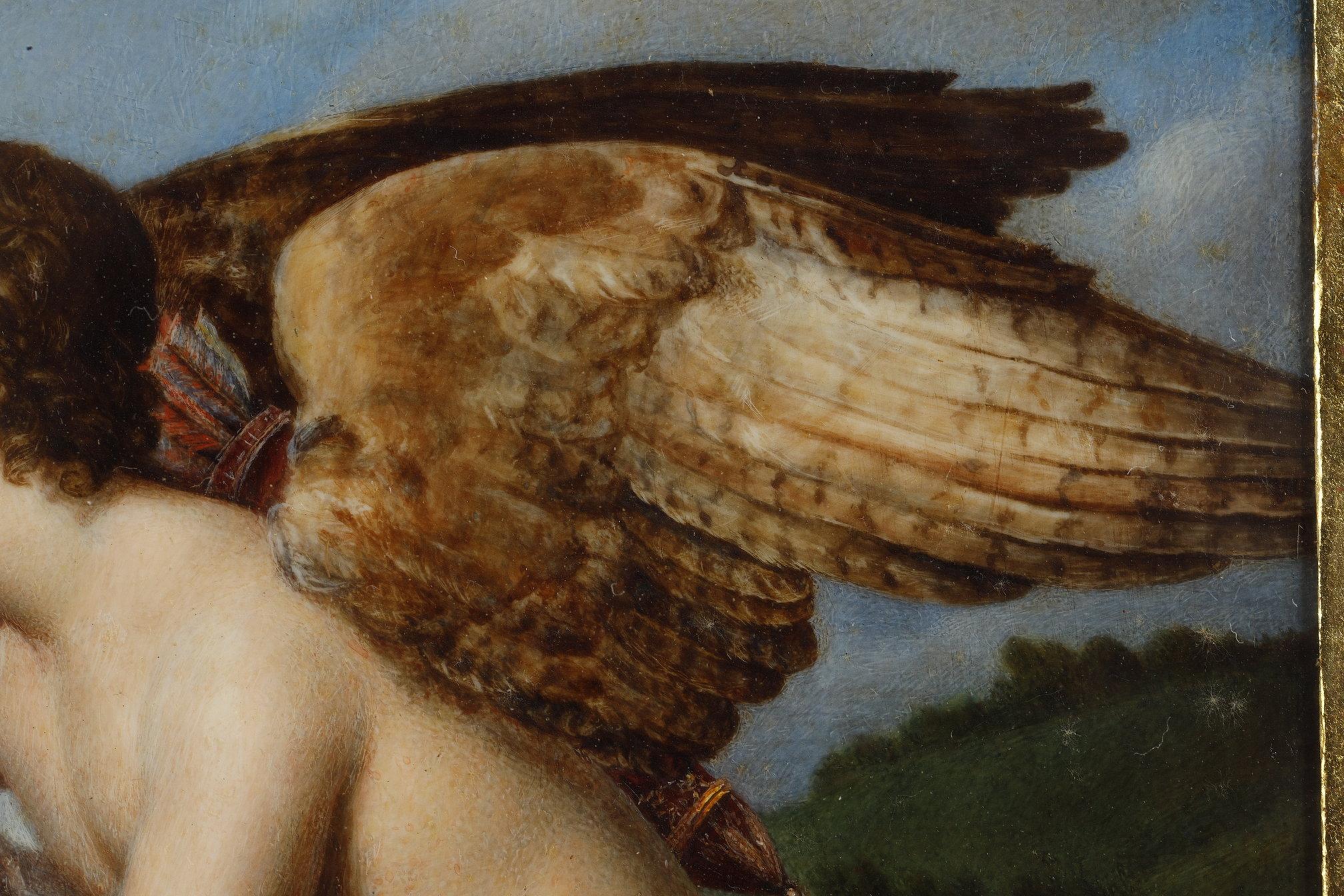 Miniature Psyché et Amour d'après François Gérard (1770-1837) en vente 2