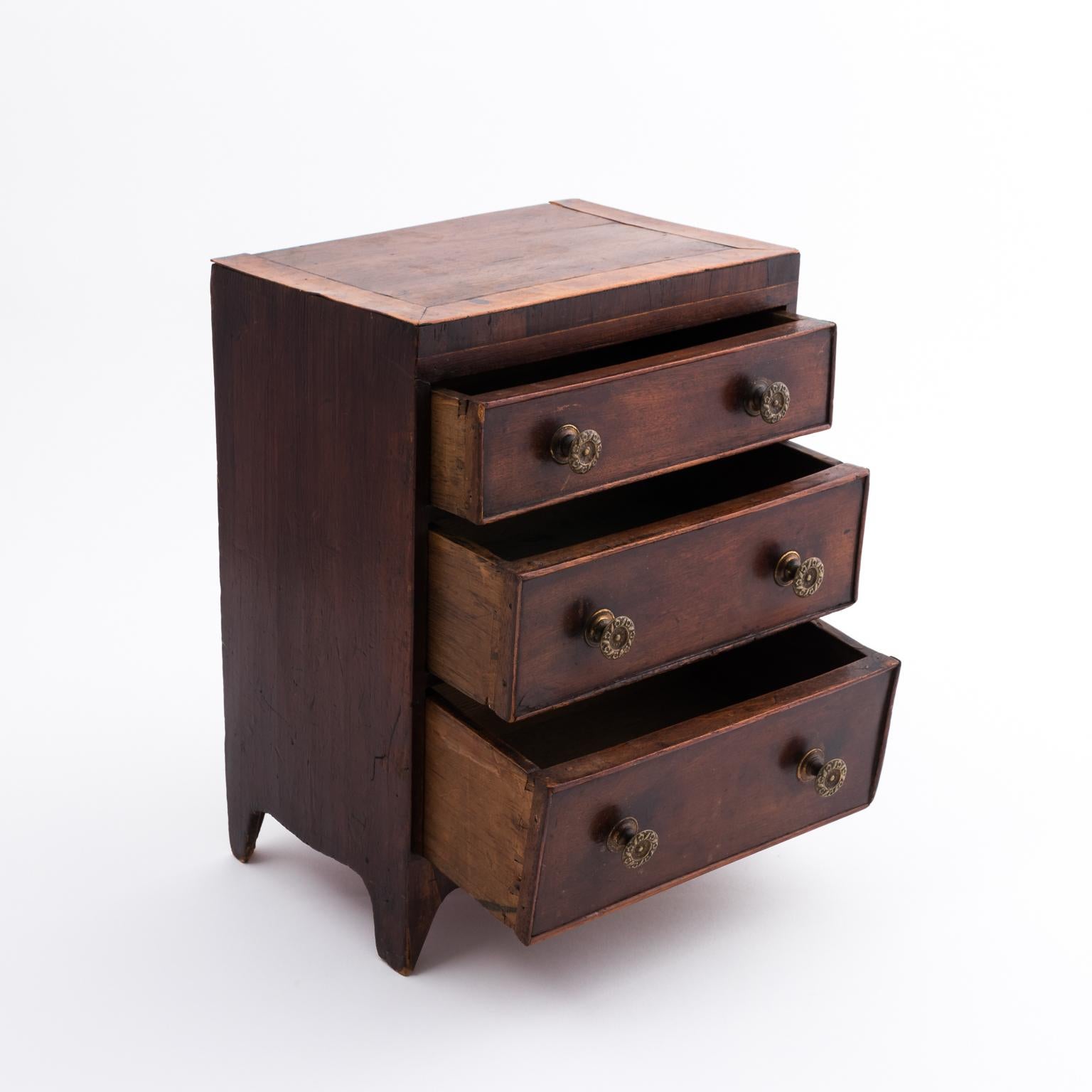 Miniature Regency Chest of Drawers 4