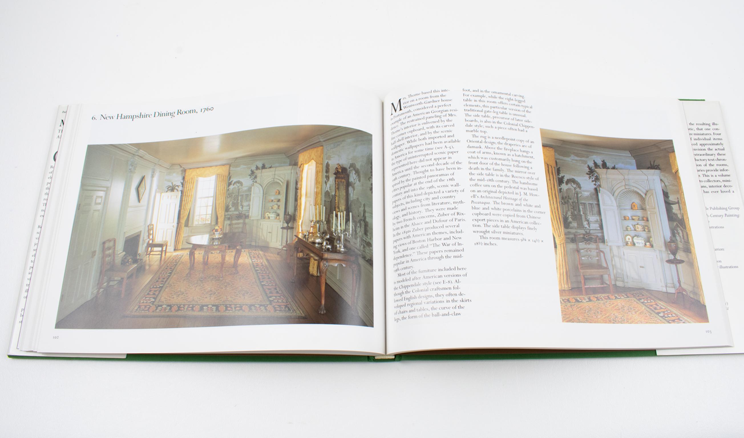 Miniature Rooms Book, The Thorne Rooms at the Art Institute of Chicago, 1983 In Good Condition For Sale In Atlanta, GA