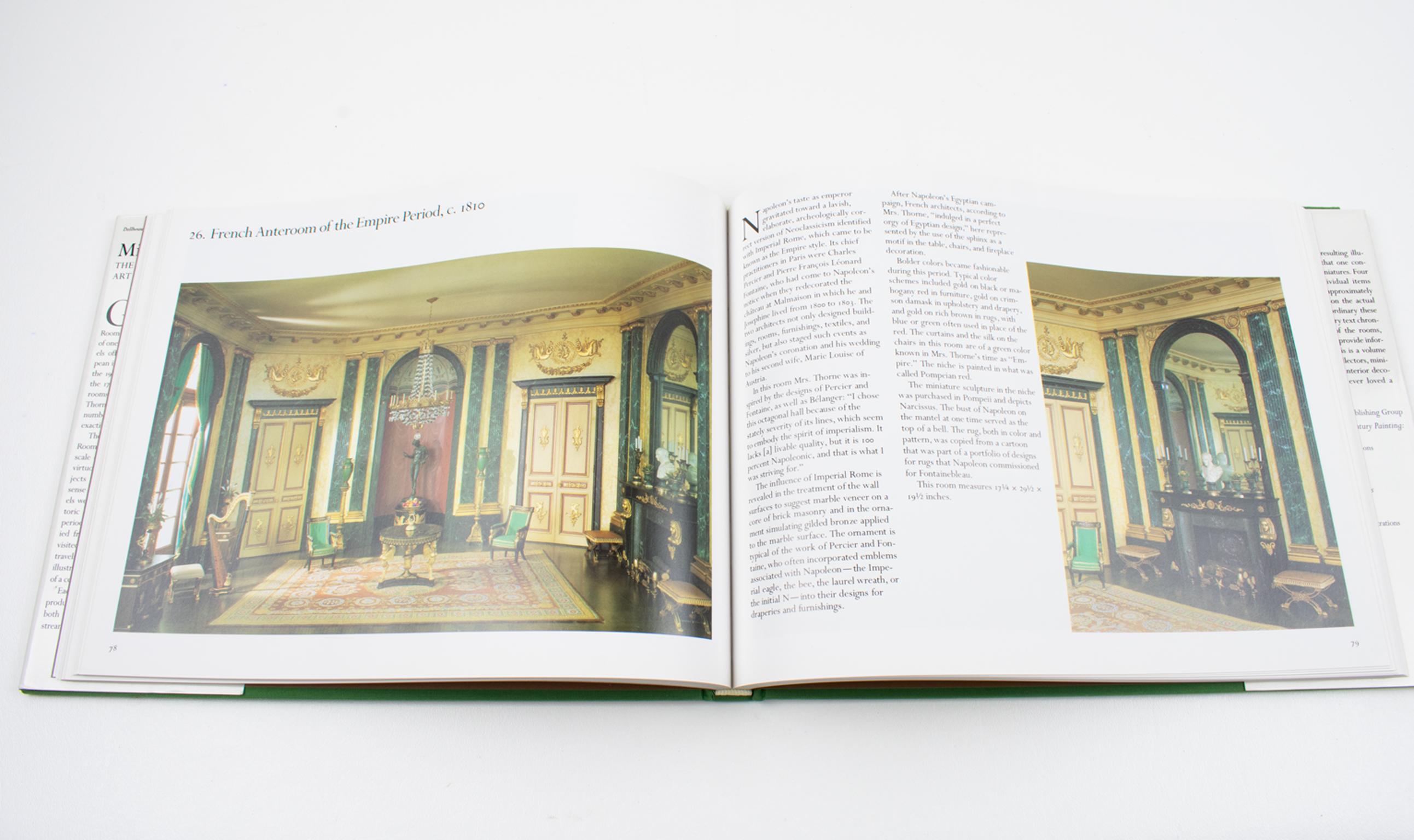 Late 20th Century Miniature Rooms Book, The Thorne Rooms at the Art Institute of Chicago, 1983 For Sale