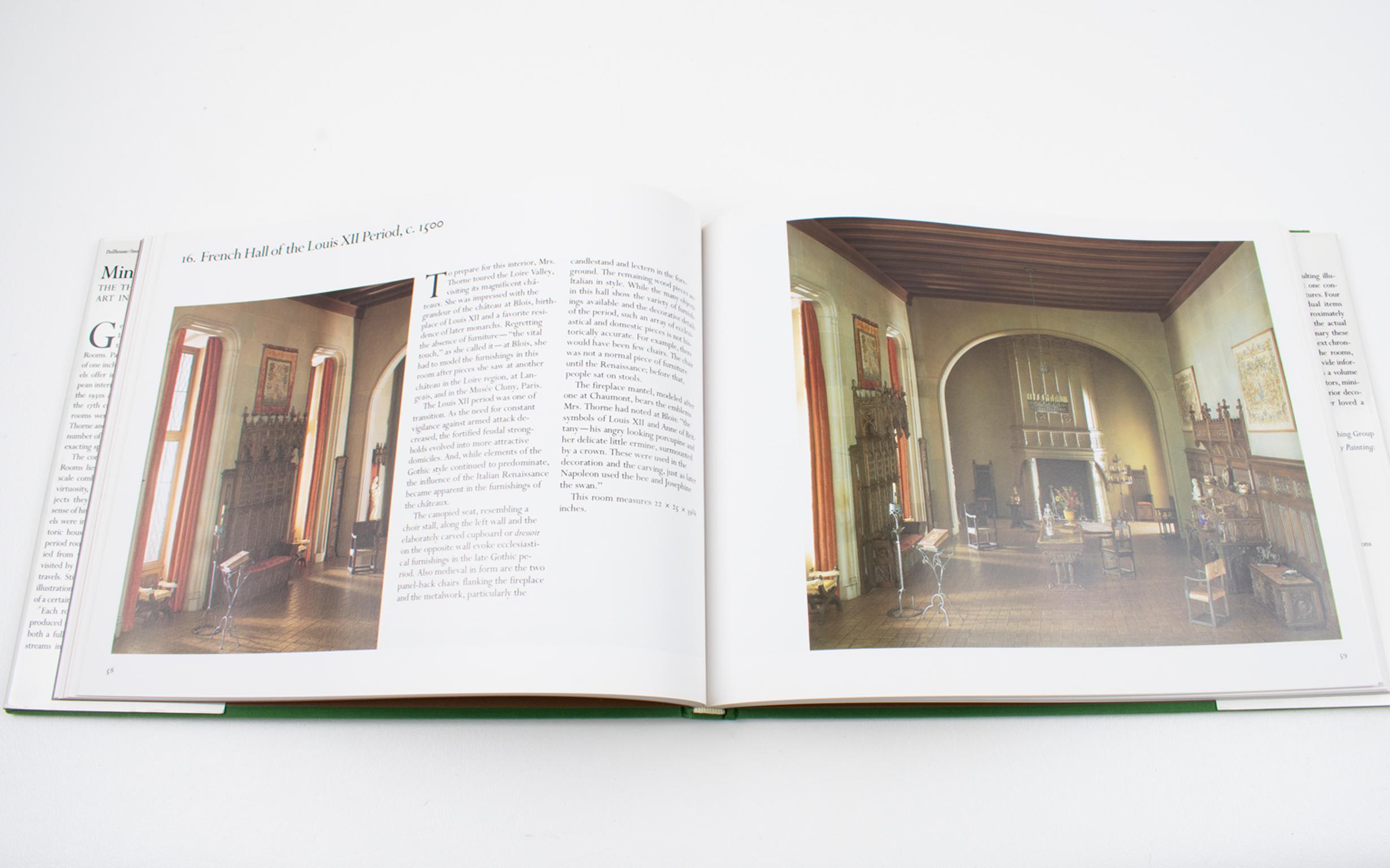 Paper Miniature Rooms Book, The Thorne Rooms at the Art Institute of Chicago, 1983 For Sale