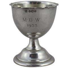Vintage Miniature Silver Footed Cup Sheffield, 1933