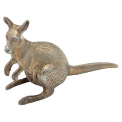 Miniature silver kangaroo