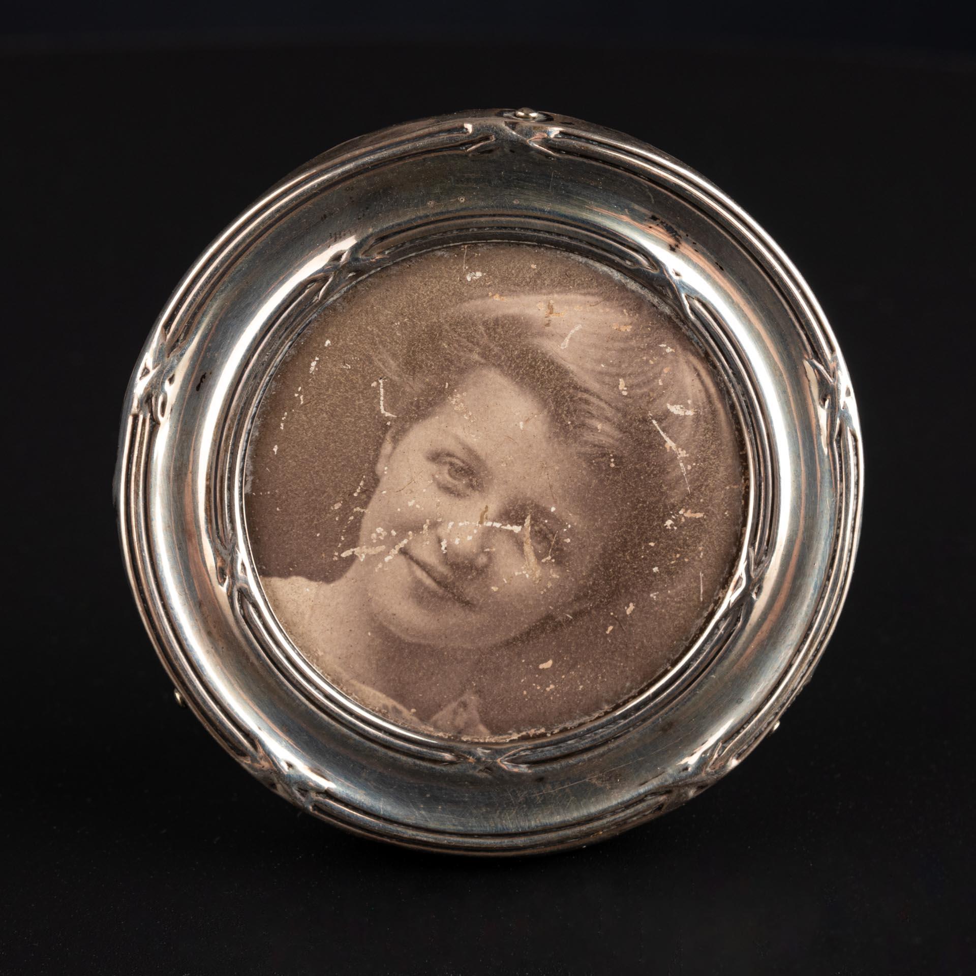 Miniature Silber Bilderrahmen, Fotorahmen, England, um 1900 im Zustand „Relativ gut“ im Angebot in Greven, DE