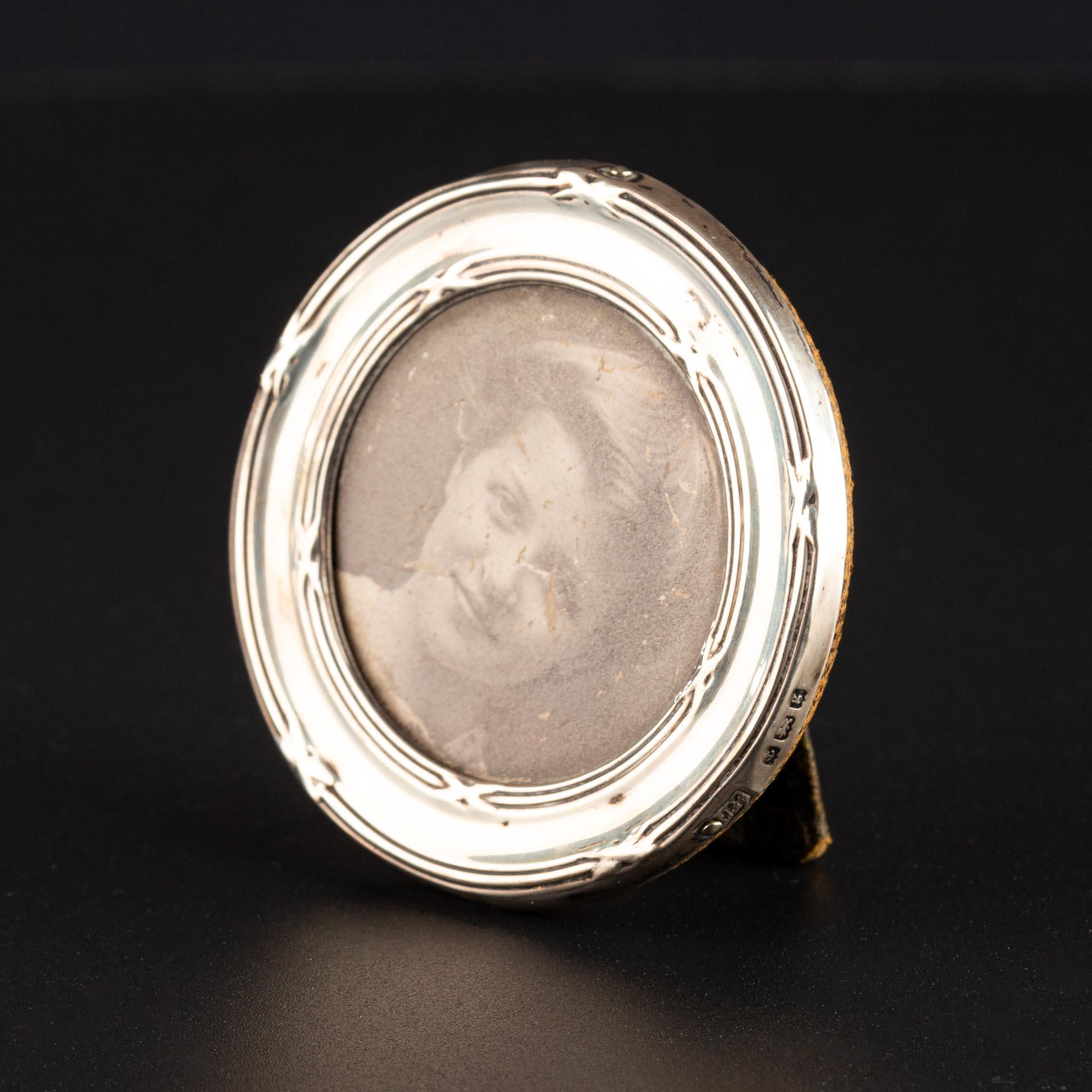 Miniature Silber Bilderrahmen, Fotorahmen, England, um 1900 (20. Jahrhundert) im Angebot