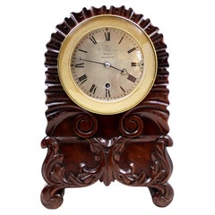 Reloj de ménsula en miniatura de una llave de William Johnston, Strand, Londres