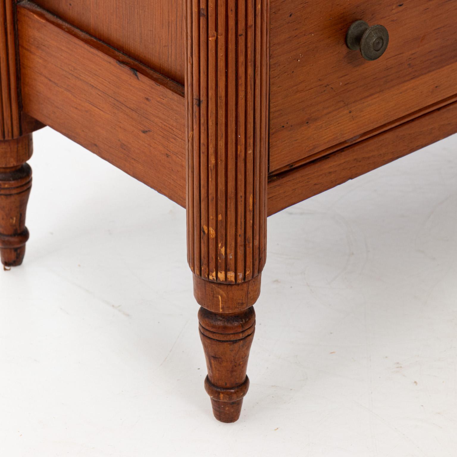 Miniature Sized Sample French Fruitwood Chest of Drawers 1