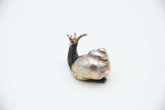 Miniature snail in nickel silver