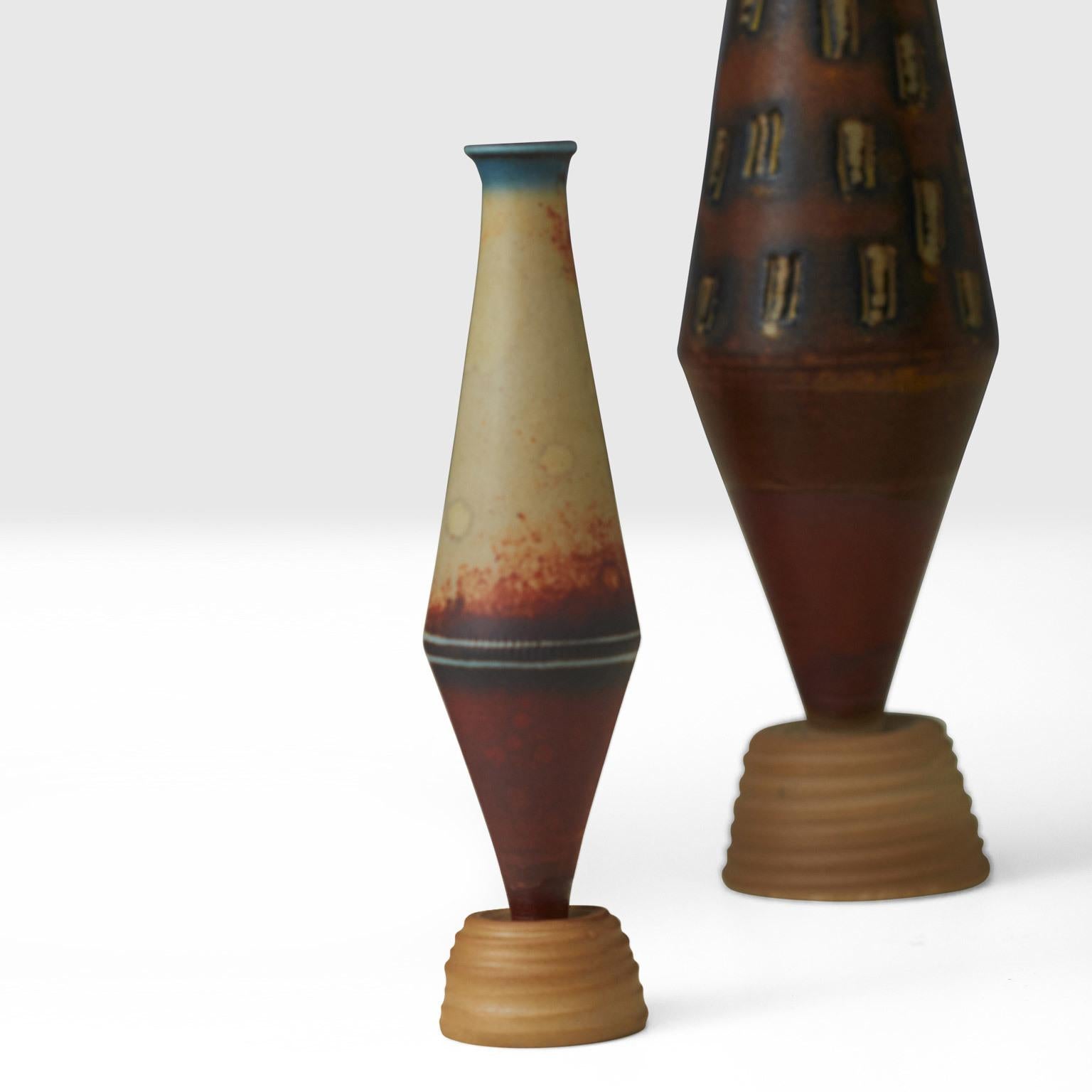 Ceramic Miniature Spirea Vase by Wilhelm Kage For Sale