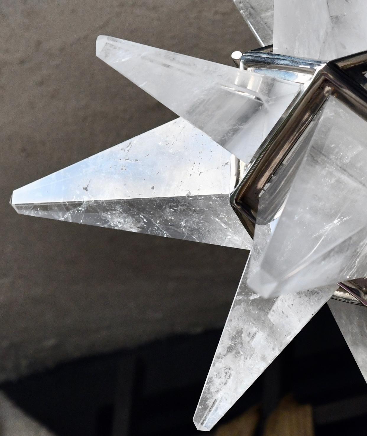 Lámpara de sobremesa de cristal Star Star en miniatura de Phoenix Cristal de roca en venta