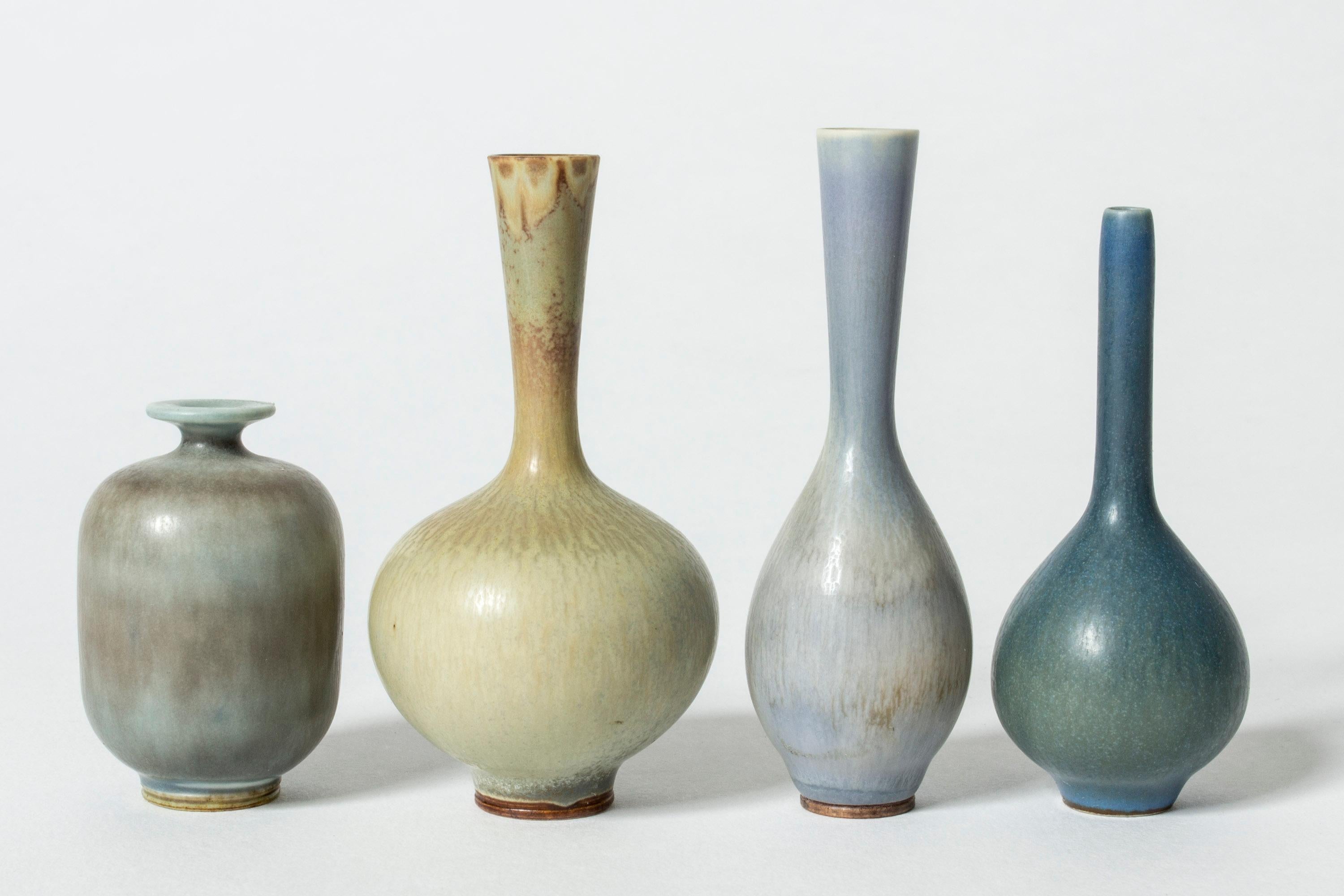 Miniature Stoneware Vase by Berndt Friberg for Gustavsberg, Sweden, 1950s 3