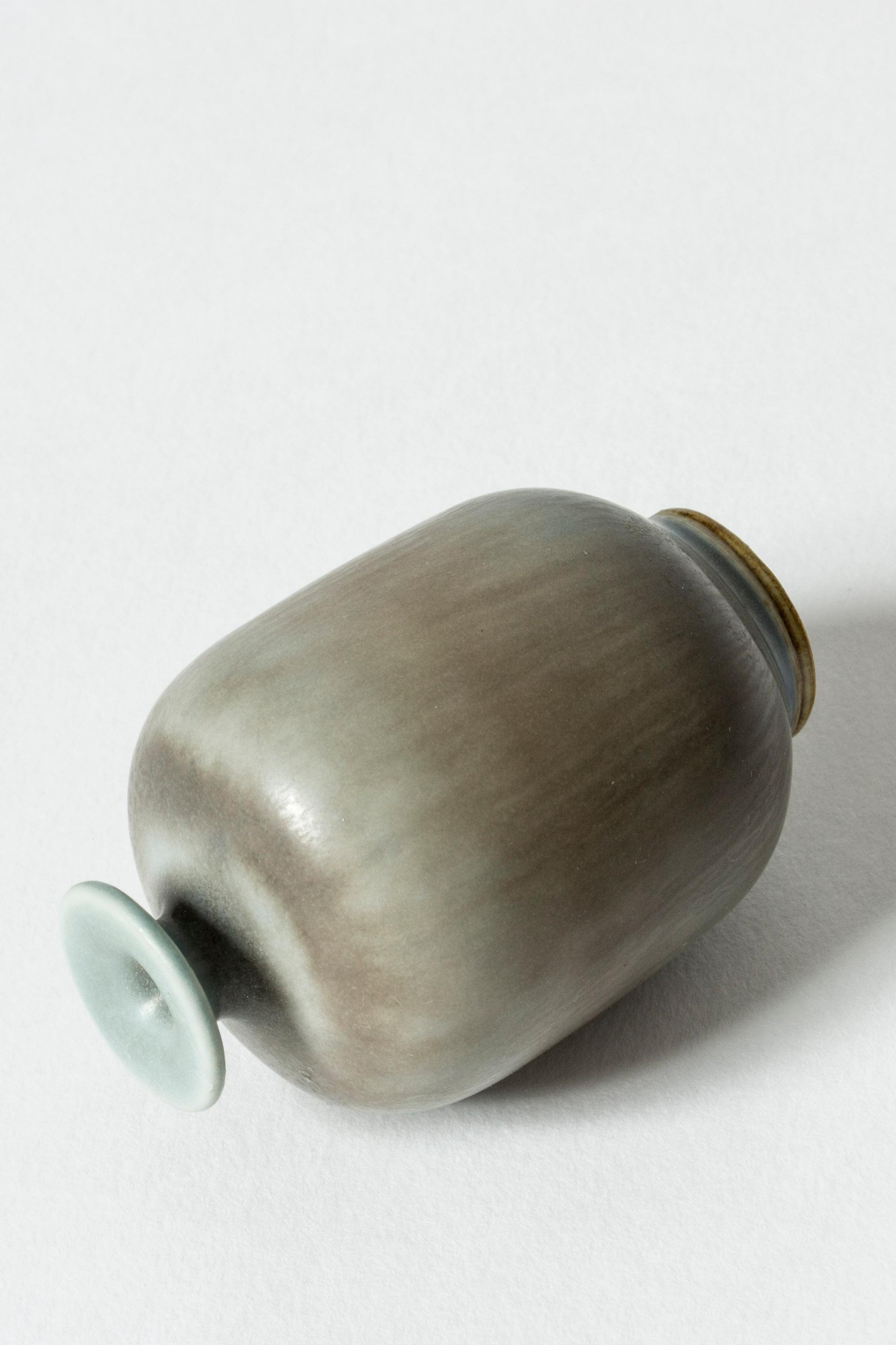 Mid-20th Century Miniature Stoneware Vase by Berndt Friberg for Gustavsberg, Sweden, 1950s